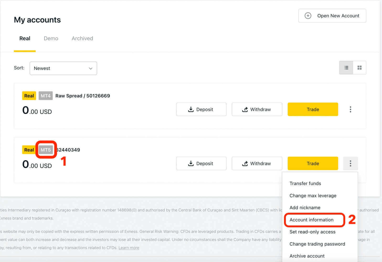 Comment se connecter et commencer à trader le Forex sur Exness